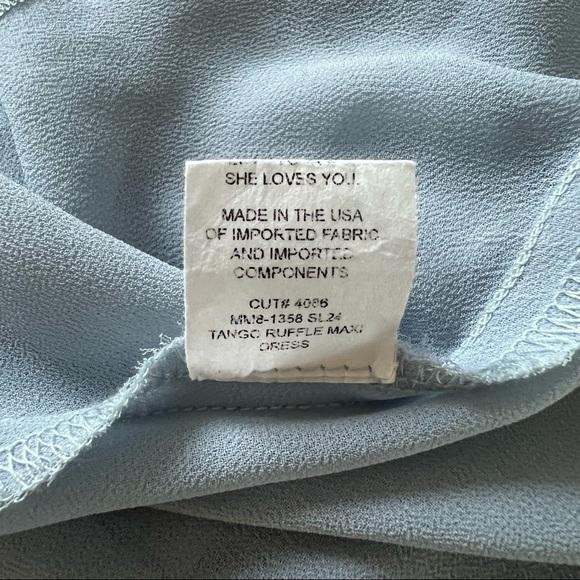 Show Me Your Mumu Tango Ruffle Maxi Dress M - Picture 8 of 14